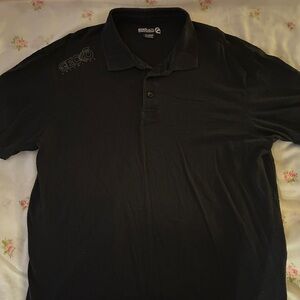 Ecko Unlimited Lightweight Black Logo Polo Shirt